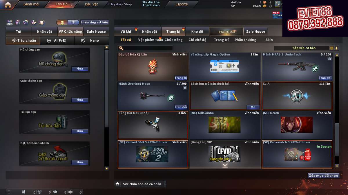 shop acc cf uy tin gia re